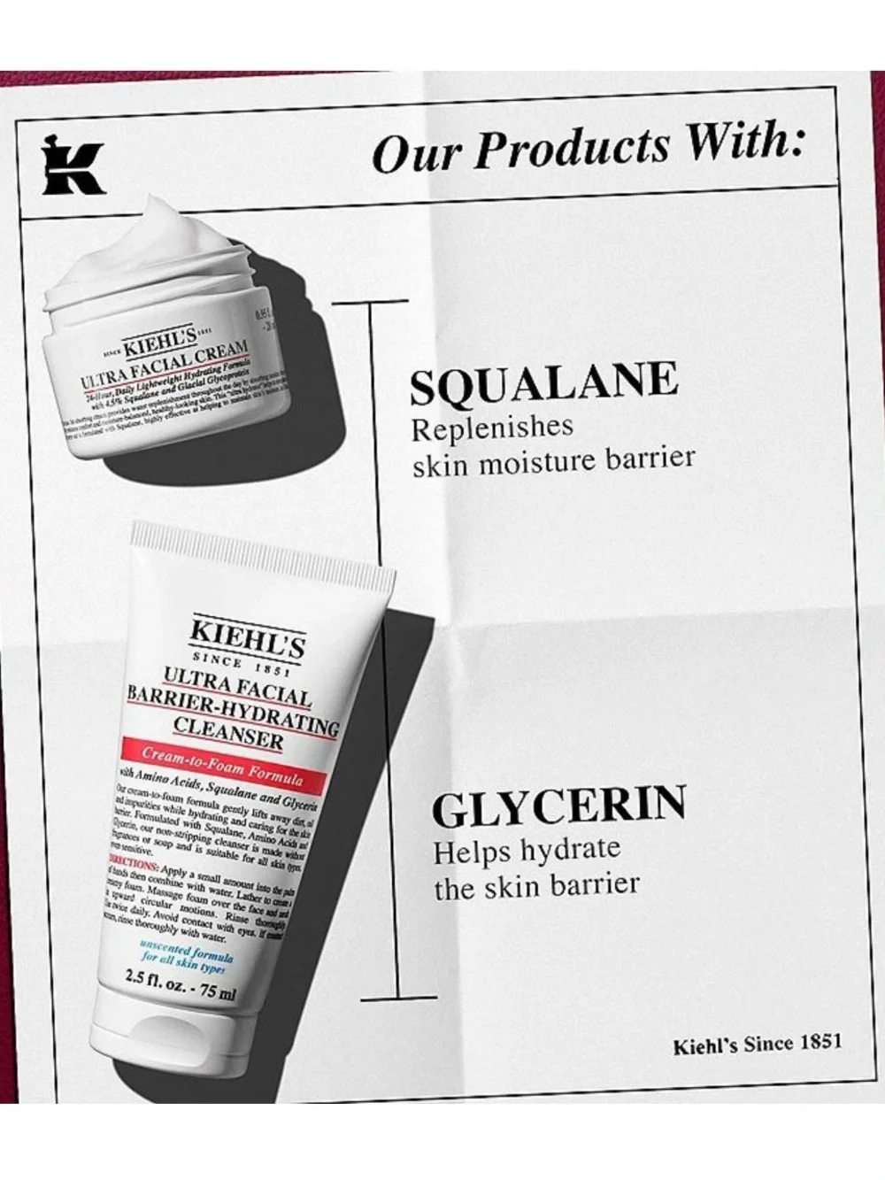 Kiehl's White Ultra Facial Barrier-Hydrating Cleanser & Cream Duo
